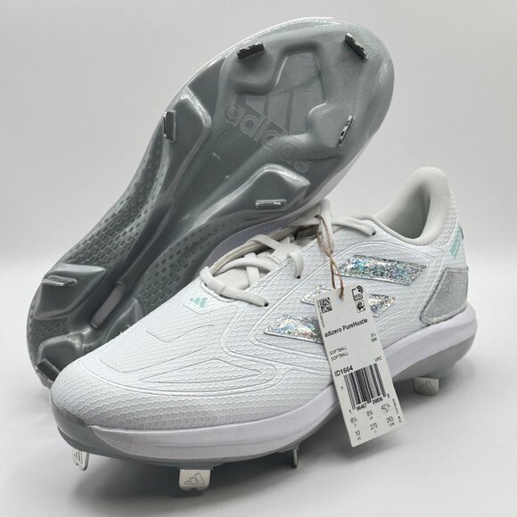 Women's Adidas Adizero PureHustle 3 Sis Bates Softball Cleats Size 10 ID1664 New - Picture 9 of 10